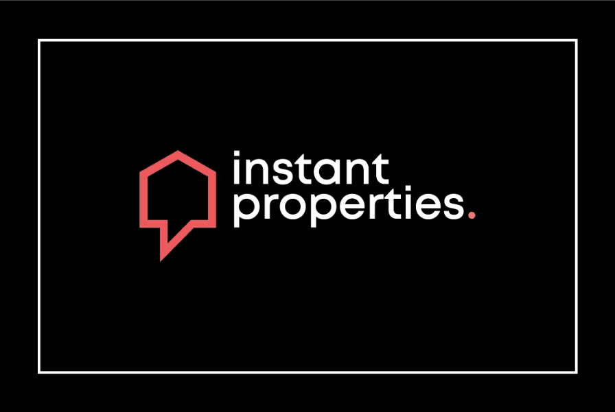 Instant Properties logo business card template