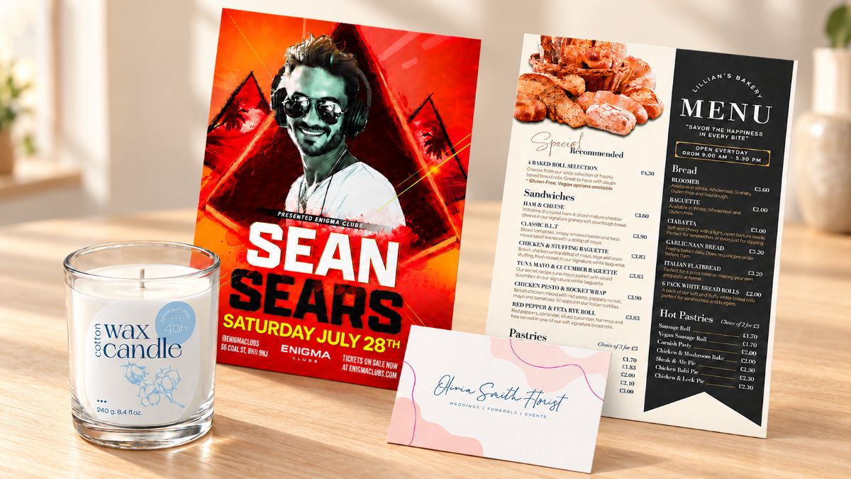 Free business card sample pack