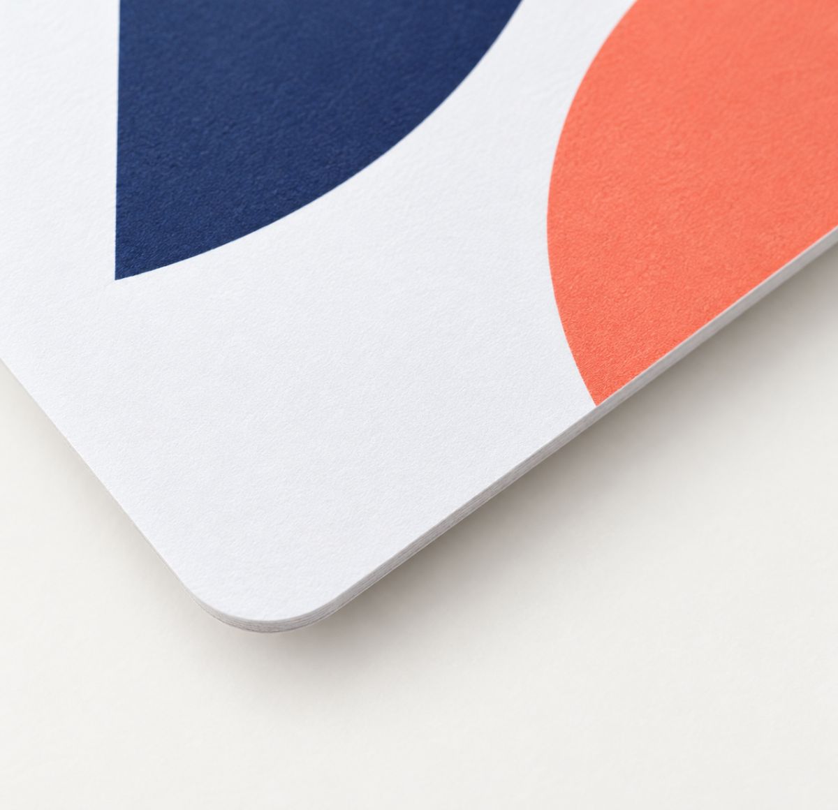 Rounded corner business cards