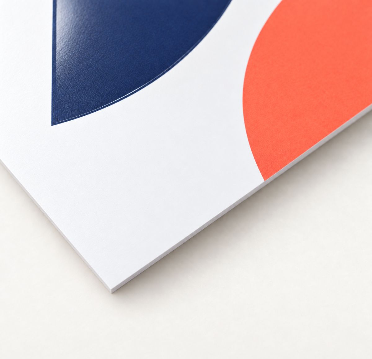 Spot UV business cards with raised high gloss detail