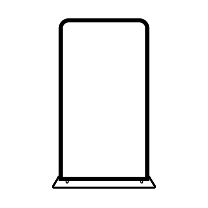 Stretch Banner Shape Premium Display
