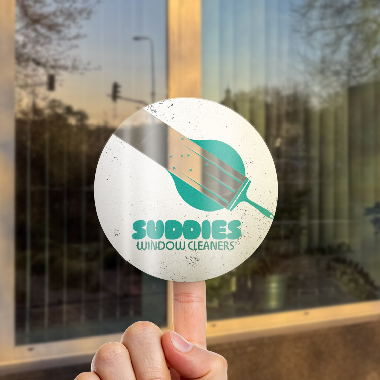 Window Cleaning Transparent Sticker