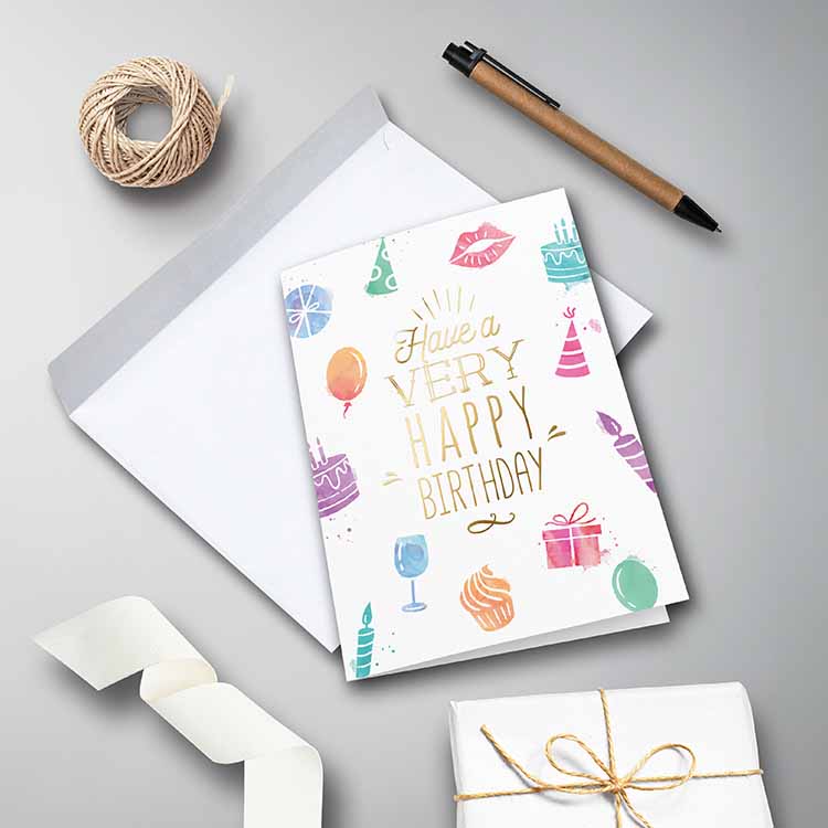 Foil Greetings Card