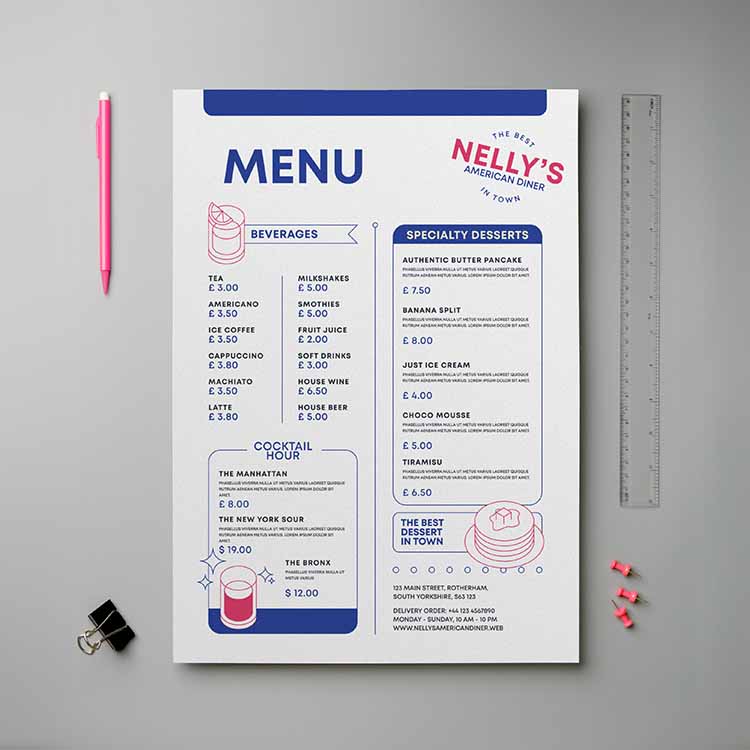 Flat Menus