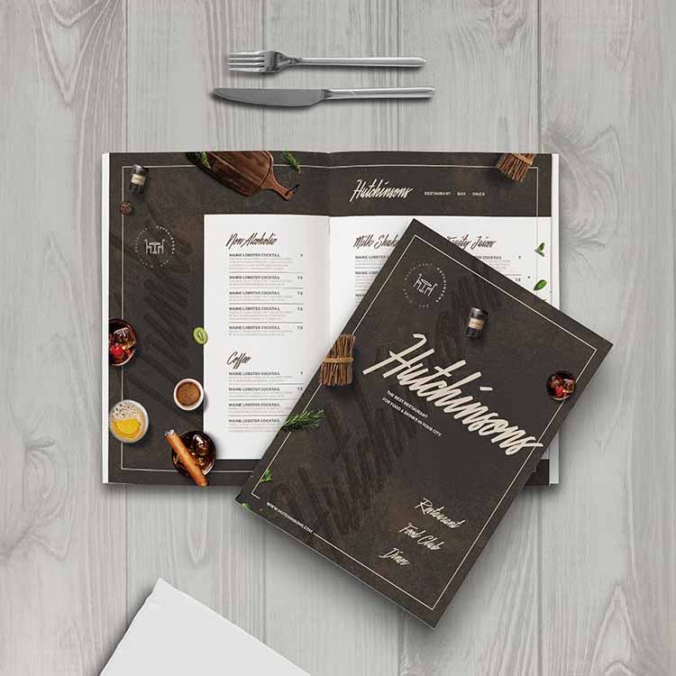 Stapled Menus