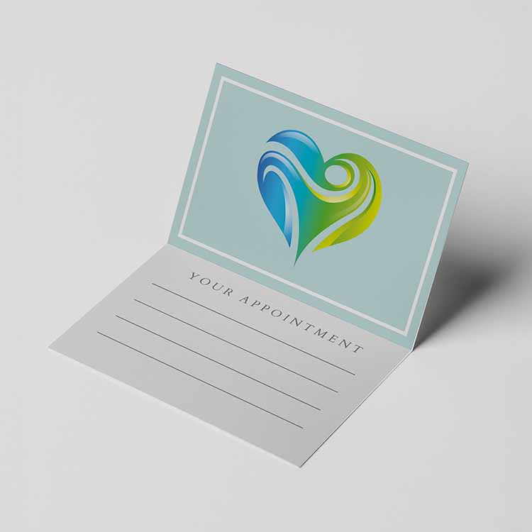 Folded Business Card
