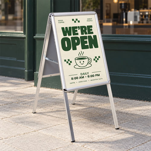 A-Frame Pavement Signs, Outdoor Sign Boards Printing | instantprint