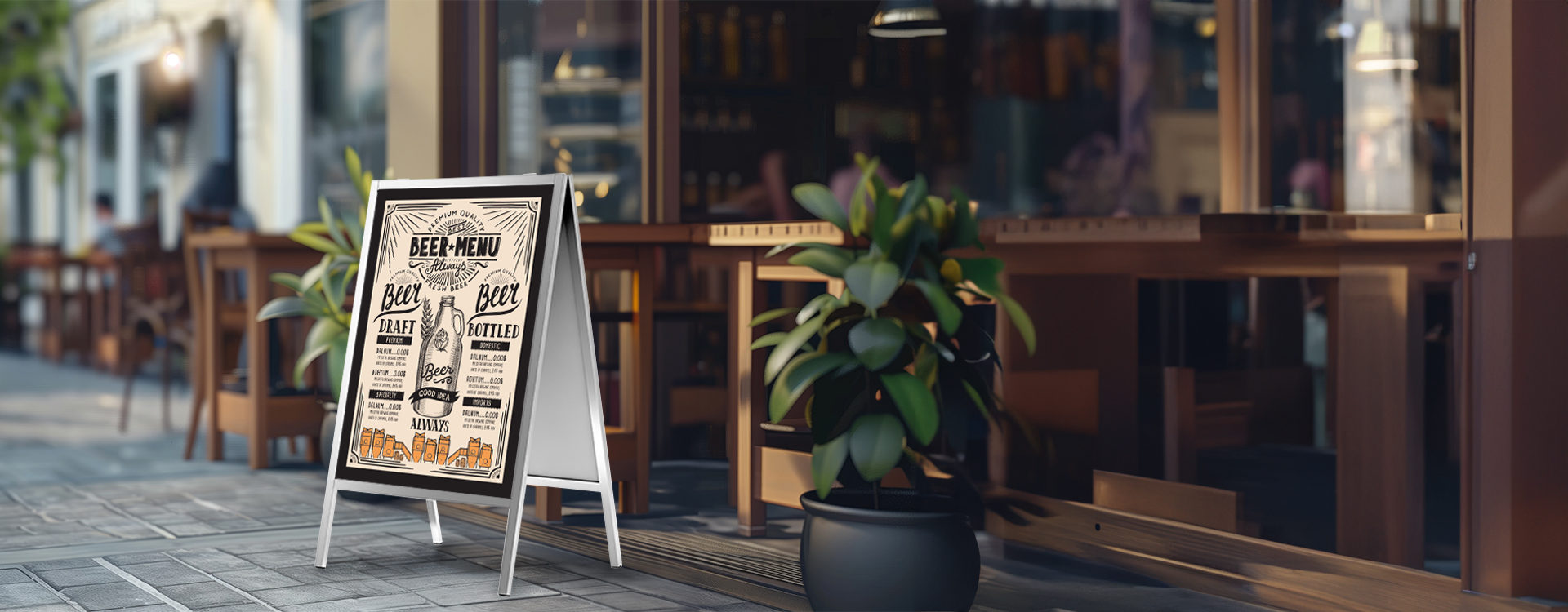 A-Frame Pavement Signs, Outdoor Sign Boards Printing | instantprint