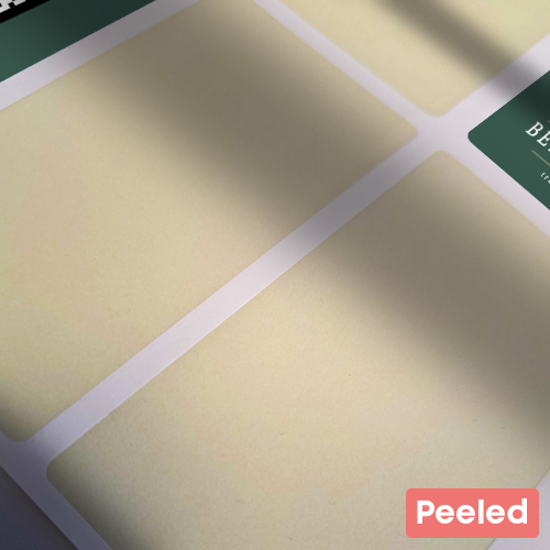 Peeled Sticker Sheet